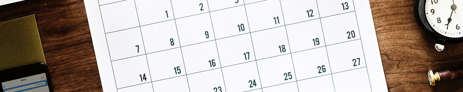 Agenda des événements suggérés par l'Échelle de la Pensée